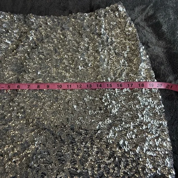 🌼 PrettyGuide Women's Sequin Skirt Stretchy Bodycon Sparkle - Picture 5 of 9